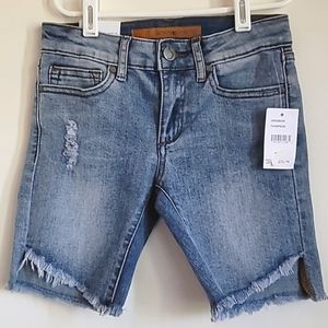 Joe's Jeans The Finn Mid Rise Bermuda Girls Denim shorts, Size 7